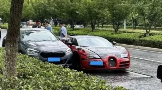 A közúti dühkitörés szélsőséges esete, hogy egy milliomos Kínában egy 2 millió dolláros Bugatti Veyronjával belerohant egy 38 ezer dolláros BMW 2-es sorozatba.